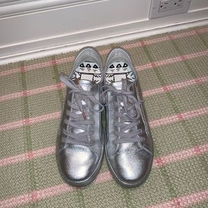 Dolce Vita Silver Sneakers